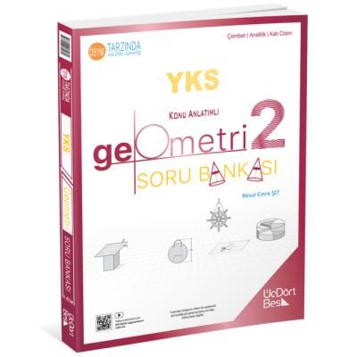 Üç Dört Beş Yayınları 2026 TYT AYT Geometri Soru Bankası 2. Kitap