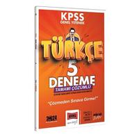 Yargı Yayınları 2024 KPSS Genel Yetenek Türkçe Tamamı Çözümlü 5 Deneme (Mikail Şan)