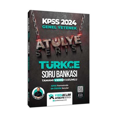 Yediiklim Yayınları 2024 KPSS Atölye Serisi Türkçe Tamamı Video Çözümlü Soru Bankası 