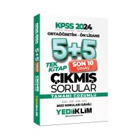 Yediiklim Yayınları 2024 KPSS Ortaöğretim - Ön Lisans Genel Yetenek Genel Kültür Tamamı Çözümlü 5+5 Çıkmış Sorular Tek Kitap